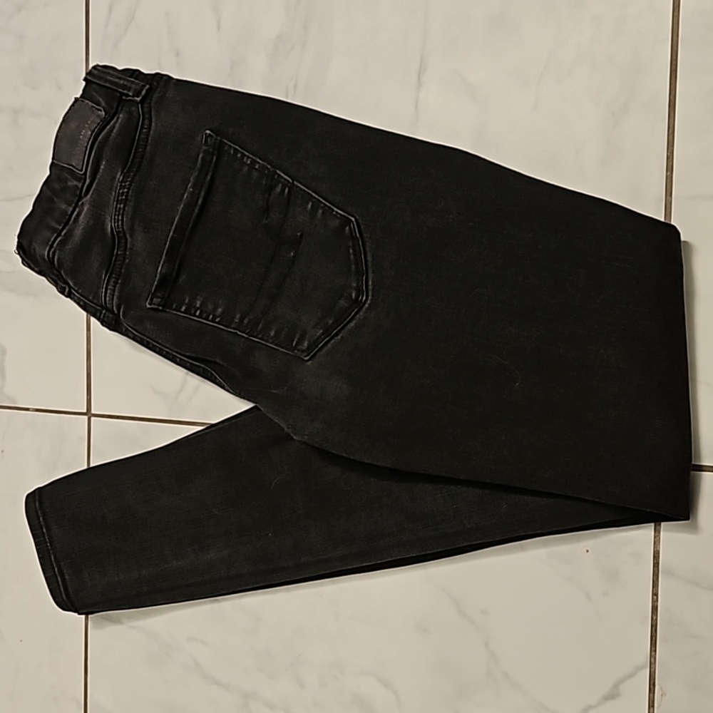 Black High Rise Jegging American Eagle